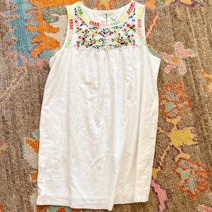 J Crew embroidered dress in excellent condition